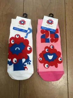 【新品】約23〜25cmミャクミャク レディース 靴下 2足セット