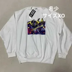 90s MIZUNO スーパースター　スウェット　ホワイト　サイズXO 希少