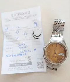 希少 稼働】セイコー V.F.A. 3823-7001 特別調整品 1974年 - メルカリ