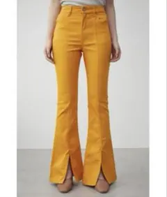 AZUL BY MOUSSY⭐️センタースリットカラーフレアパンツ　M