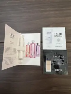 Dior 香水、ファンデ、日焼け止めサンプルセット