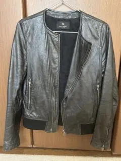 美品　本革　レザー ジャケット ライダース