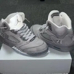 NIKE　aj5　エアジョーダン5　ウルフグレー　レトロ