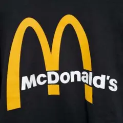 ZARA マクドナルド ロゴ トレーナー スウェット 黒 L