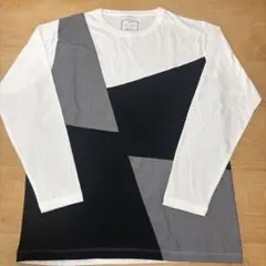 ikka ジオメトリックデザイン ロンT L 美品のサムネイル