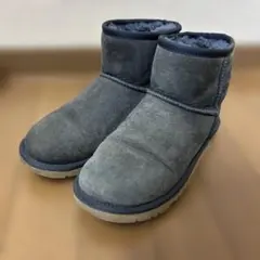 UGG ムートン　ブーツ　23センチ　ネイビー