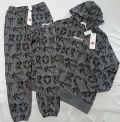 ROKIT ロキット スウェット セットアップ 総柄 グラフィック