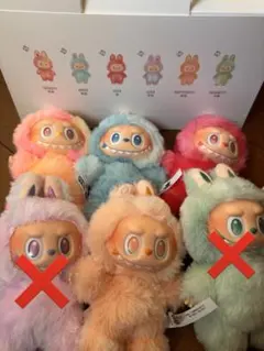 ラブブ エナジー ぬいぐるみ 4体セット + イラストカード付き