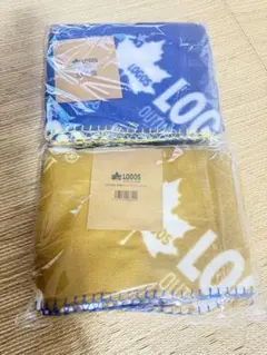 ✨新品未使用✨LOGOS（ロゴス）大判フリースブランケット　2点セット