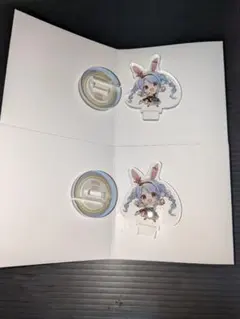 ちゅあスタ　兎田ぺこら　アクリルスタンド2個セット