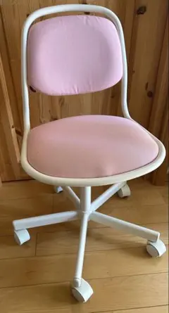 IKEA GREGOR ラタン製ベージュデスクチェア 革（レザー）のデスク
