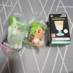 一番くじ 30周年 ポケモン ぬいぐるみ グラス ハンドタオル 4点セット