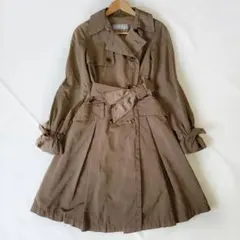 美品♡マックスマーラ 銀タグ オーバーコート 茶 40 MAX MARA マックスマーラ 銀タグ セカンドライン オーティーエス