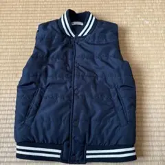 ELFINDOLL ダウンベスト 130 西松屋　ネイビー