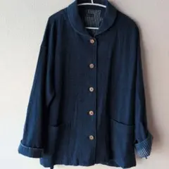 ネイビーブルー Aライン ロングワンピース kasurira カスリラ ネイビーブルー Aライン ロングワンピース kasurira カスリラ