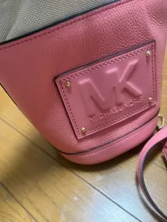 MICHAEL KORS MKロゴ 巾着 ショルダーバッグ ピンク - メルカリ
