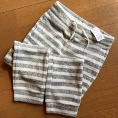 GAP 未使用　baby ロングパンツ　長ズボン　裏起毛　ボーダー