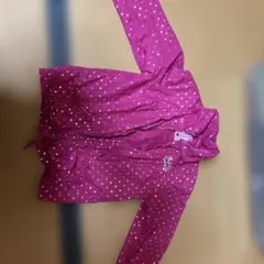 水玉模様ピンクジャケット