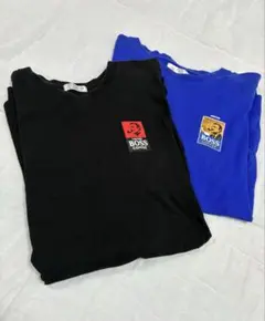 SUNTORY BOSS COFFEE 半袖Tシャツ 2枚 ブラック ブルー