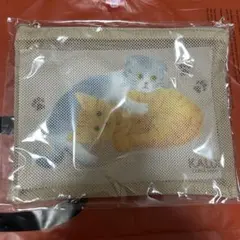 KALDI カルディ　猫の日バッグ　メッシュポーチのサムネイル
