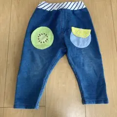 ベイビーチアー　フルーツモチーフ デニムパンツ　90のサムネイル