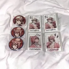 にじさんじ　セラフ・ダズルガーデン　Pajama Party! 缶バッジ　チェキ