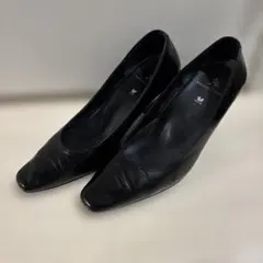 ワコールサクセスウォーク スクエアトゥ パンプス 7cmヒール