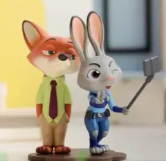 ズートピア フィギュア 52toys ニック ジュディ ディズニー キーホルダー