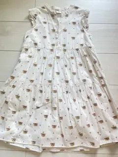 ユニクロ✖️PAUL&JOE 猫柄　ワンピース　120