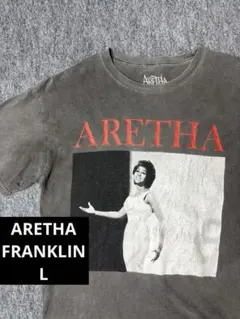 アレサフランクリン L グレー Tシャツ ミュージックT