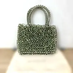 美品】ANTEPRIMA アンテプリマ ワイヤーバッグ ステッラブルー トート