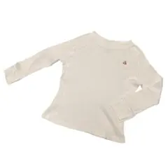 GAPホワイト長袖シャツ Tシャツ ロンT クマ刺繍付き キッズ 110