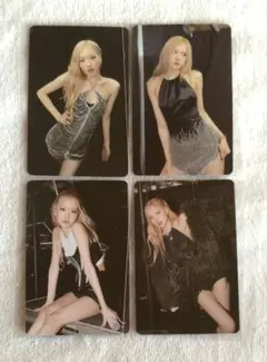 BLACKPINK　ロゼ　ROSE トレカ 韓国限定 4枚セット No.372