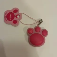 やわらか にくきゅ〜 ストラップ ピンクのサムネイル