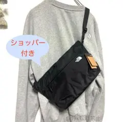 ノースフェイス SIMPLE CROSS BAG M メッセンジャーバッグ 黒