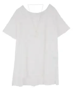 タグ付き！axes femme ネックレス付ビッグTシャツ