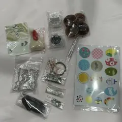 ハンドメイドパーツ、レジンセット