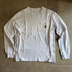 sacai × Carhartt WIP コラボ ロングTシャツ サイズ2 白のサムネイル