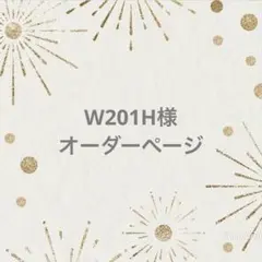 W201H様オーダーページ