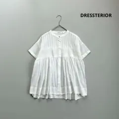 ドレステリア DRESSTERIOR イレギュラー ピンタック ブラウスのサムネイル