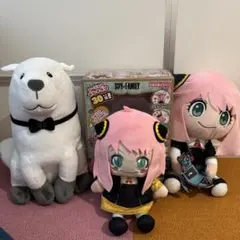 SPY×FAMILY ぬいぐるみ 3点セット おしゃべりたくさんアーニャ ボンド