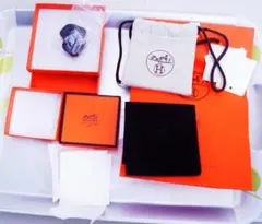 美品　エルメス　アクセサリー入れ　保存袋　空箱　2個セット　ミニサイズ 2025年最新】エルメス 空箱 アクセサリーの人気アイテム - メルカリ