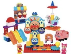 アンパンマンブロックラボ　遊園地観覧車　くるくる