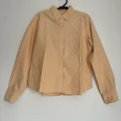 【オールドユニクロ】《紺タグ》オレンジ　ボタンダウンシャツ