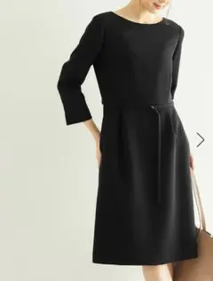 【360°ウルトラストレッチ】セットアップ対応/9分丈ワンピース