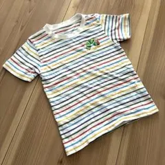 はらぺこあおむし★110センチ ボーダー 半袖 Tシャツのサムネイル