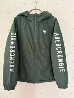 ABERCROMBIE フード付きグリーンジャケット