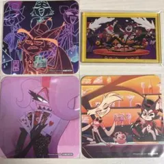 ハズビンホテル アニメイトカフェ 箔押しカード コースター アラスター