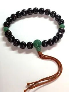 印度翡翠 ブレスレット 数珠 念珠　パワーストーン