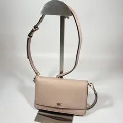 MICHAEL KORS マイケルコース ショルダーウォレット ピンクベージュ
